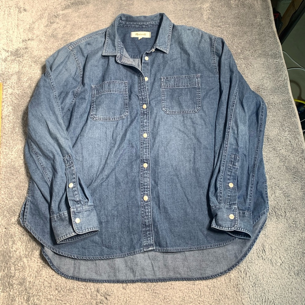Madewell Chambray Button Down Shirt